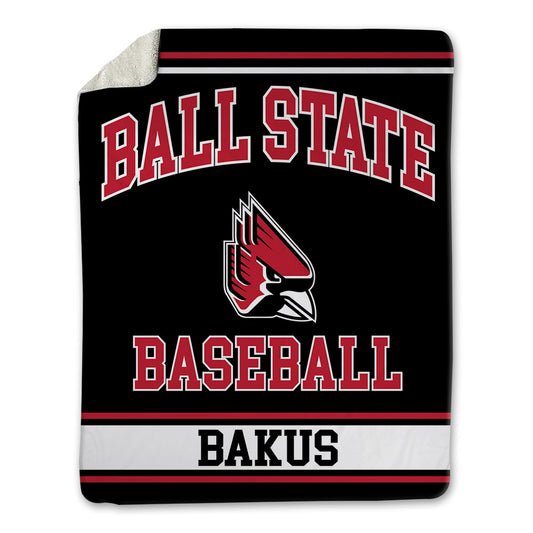 Ball State - NCAA Baseball : Jack Bakus - Blanket-0