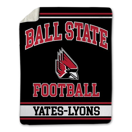 Ball State - NCAA Football : Gavin Yates-Lyons - Blanket-0