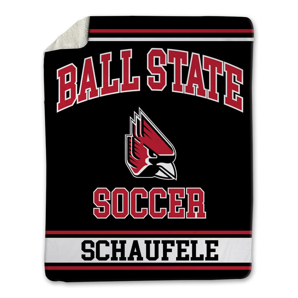 Ball State - NCAA Women's Soccer : Ainsley Schaufele - Blanket-0