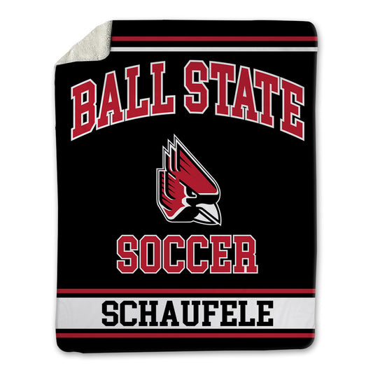 Ball State - NCAA Women's Soccer : Ainsley Schaufele - Blanket-0