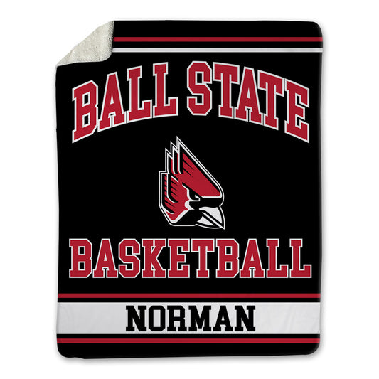 Ball State - NCAA Women's Basketball : Karsyn Norman - Blanket-0