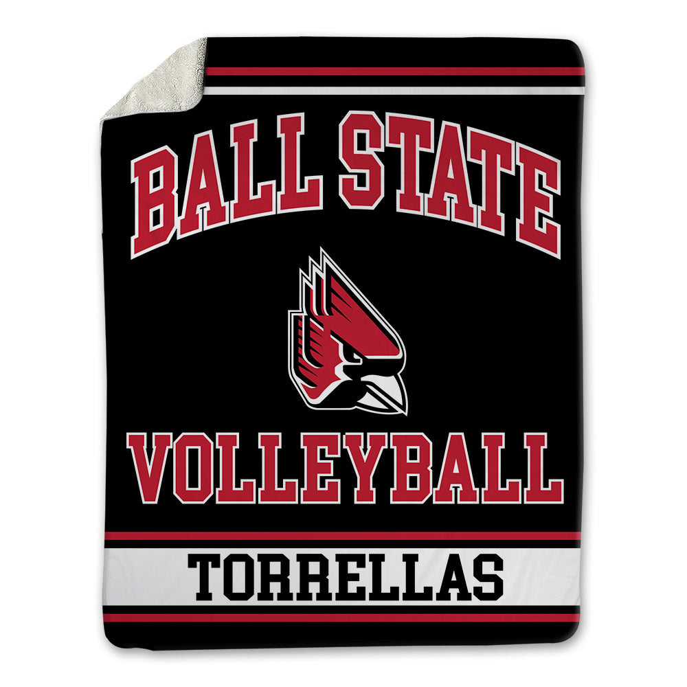 Ball State - NCAA Men's Volleyball : Niels Torrellas - Blanket-0