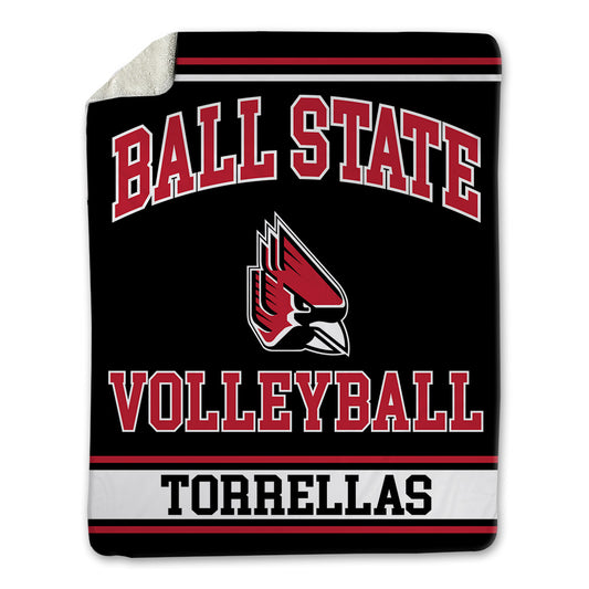 Ball State - NCAA Men's Volleyball : Niels Torrellas - Blanket-0