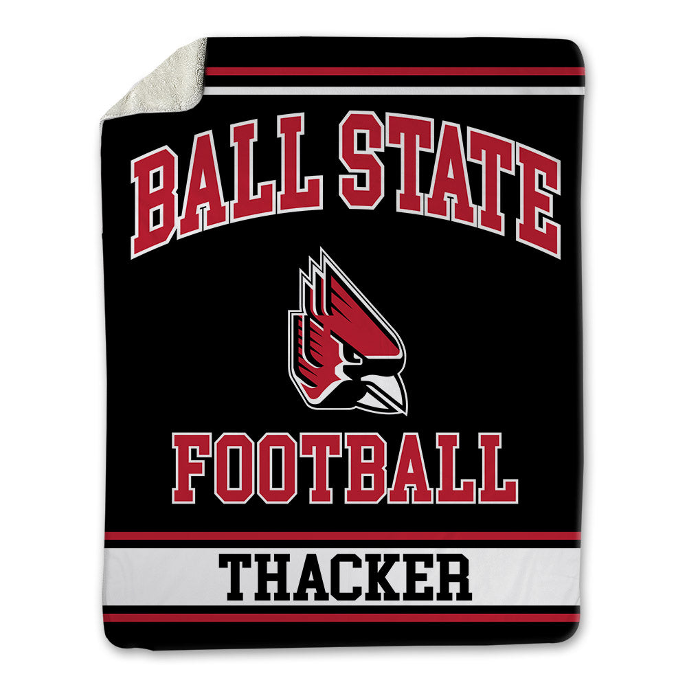 Ball State - NCAA Football : Michael Thacker - Blanket-0