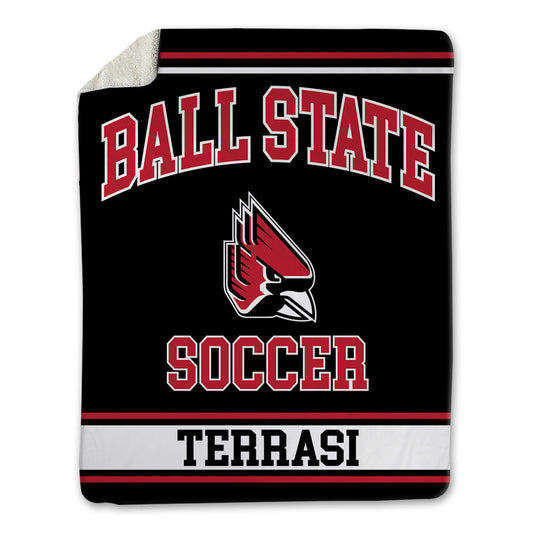 Ball State - NCAA Women's Soccer : Francesca Terrasi - Blanket-0