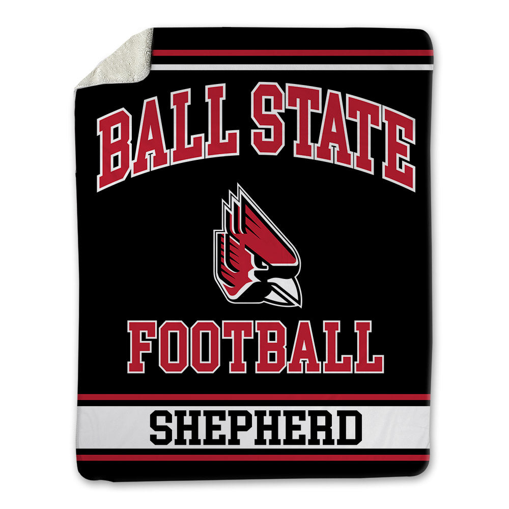 Ball State - NCAA Football : Deondre Shepherd - Blanket-0
