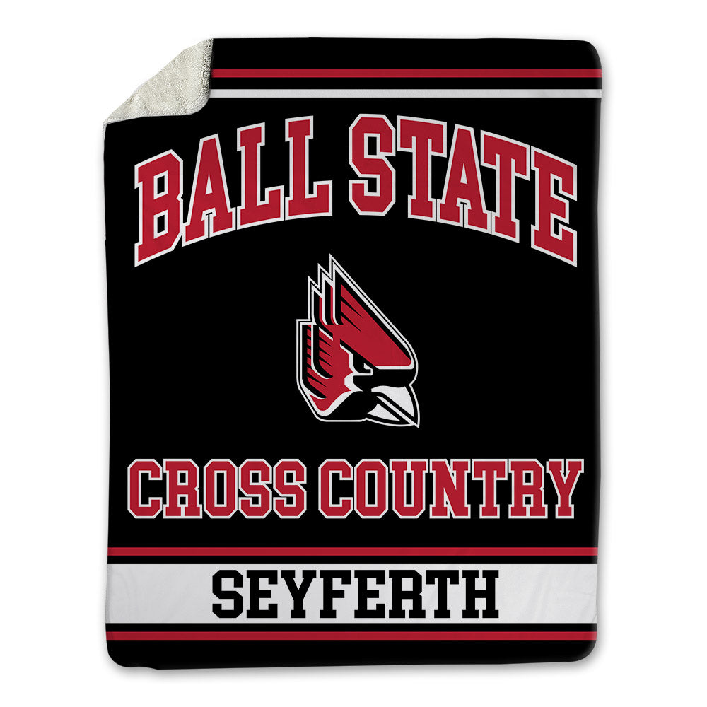 Ball State - NCAA Women's Cross Country : Sadey Seyferth - Blanket-0
