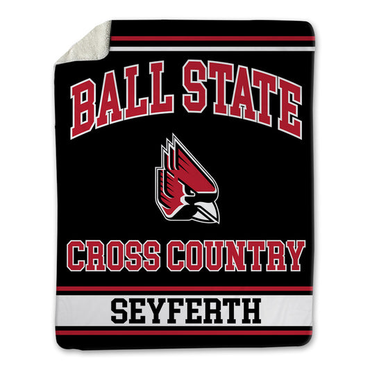Ball State - NCAA Women's Cross Country : Sadey Seyferth - Blanket-0