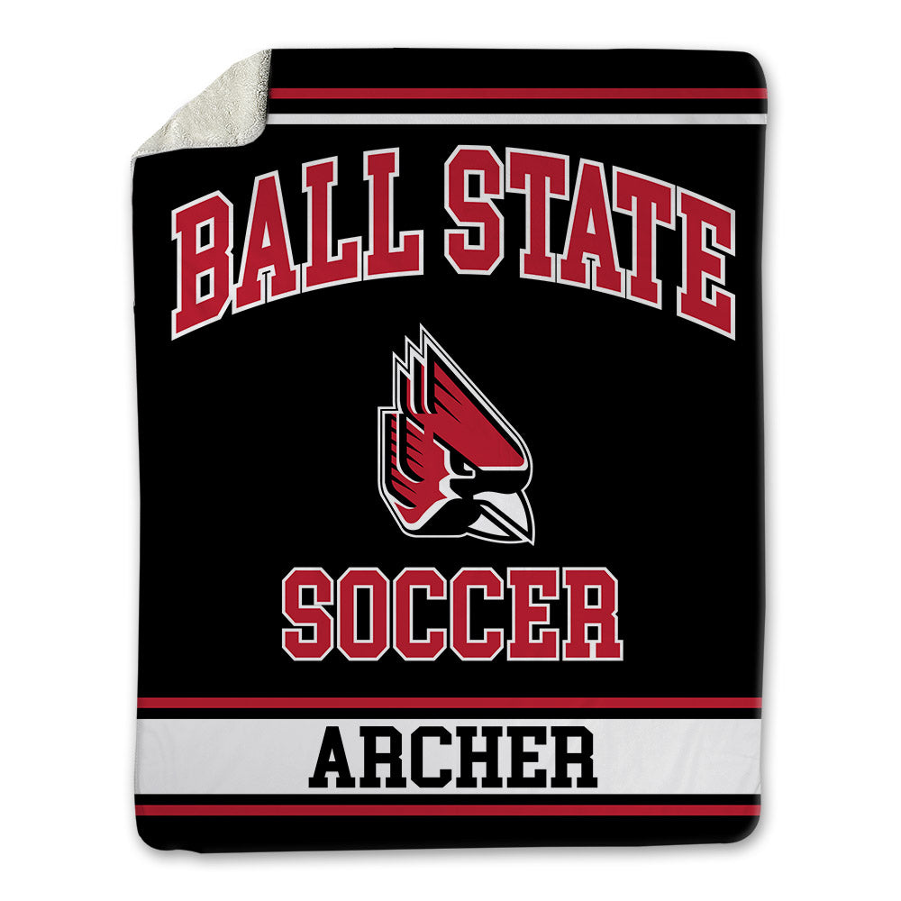 Ball State - NCAA Women's Soccer : Kylie Archer - Blanket-0