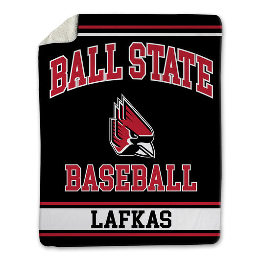 Ball State - NCAA Baseball : Joe Lafkas - Blanket-0