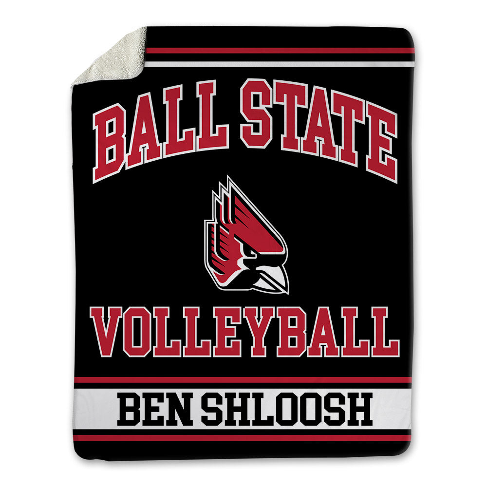 Ball State - NCAA Men's Volleyball : Adir Ben Shloosh - Blanket-0