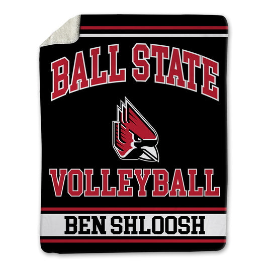 Ball State - NCAA Men's Volleyball : Adir Ben Shloosh - Blanket-0