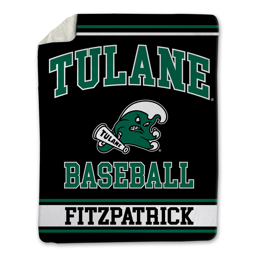 Tulane - NCAA Baseball : Brady Fitzpatrick - Blanket-0