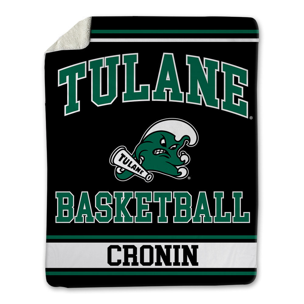 Tulane - NCAA Men's Basketball : Luke Cronin - Blanket-0