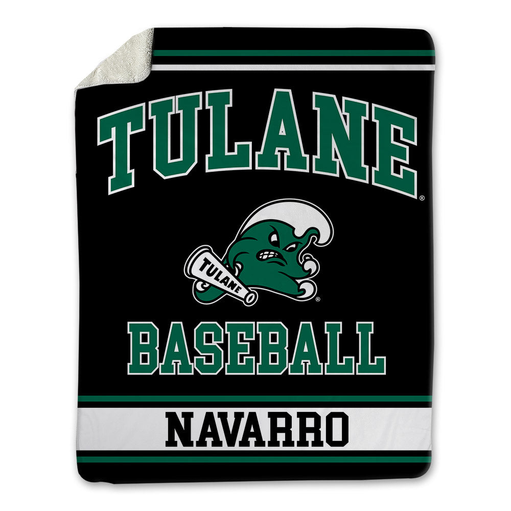 Tulane - NCAA Baseball : LuisPablo Navarro - Blanket-0