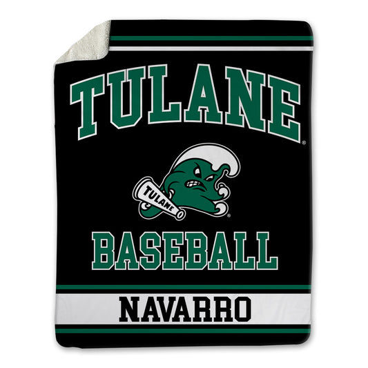 Tulane - NCAA Baseball : LuisPablo Navarro - Blanket-0