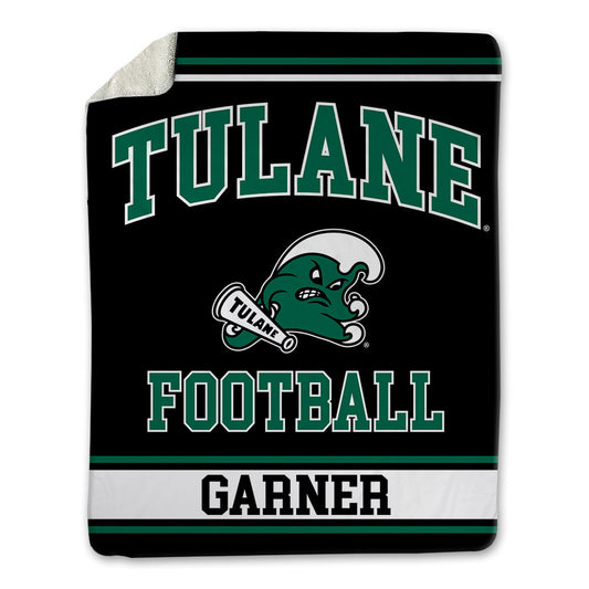 Tulane - NCAA Football : Jahrie Garner - Blanket-0