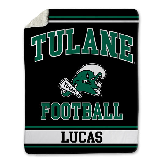 Tulane - NCAA Football : Jaylin Lucas - Blanket-0