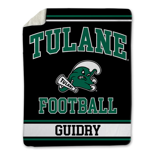 Tulane - NCAA Football : Geordan Guidry - Blanket-0