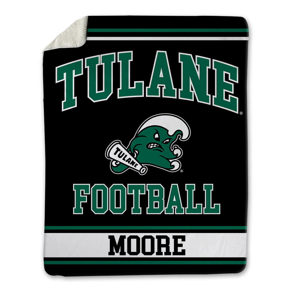 Tulane - NCAA Football : Brooks Moore - Blanket-0