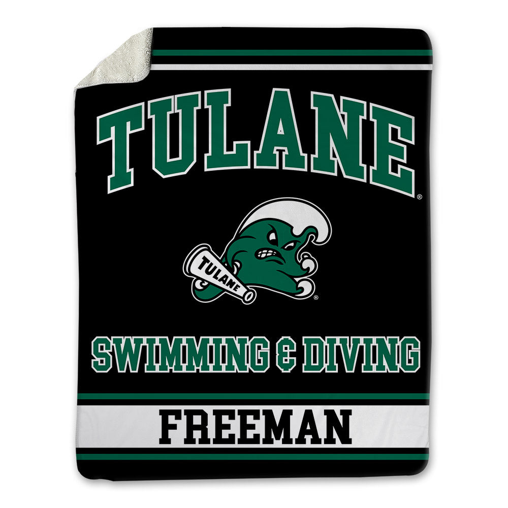Tulane - NCAA Women's Swimming & Diving : Casey Freeman - Blanket-0