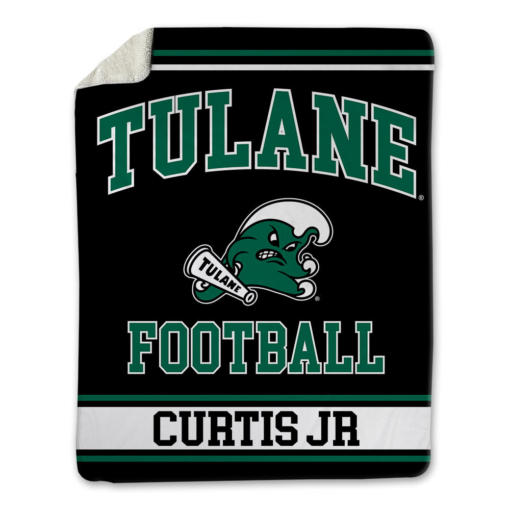 Tulane - NCAA Football : Jeffrey Curtis Jr - Blanket-0