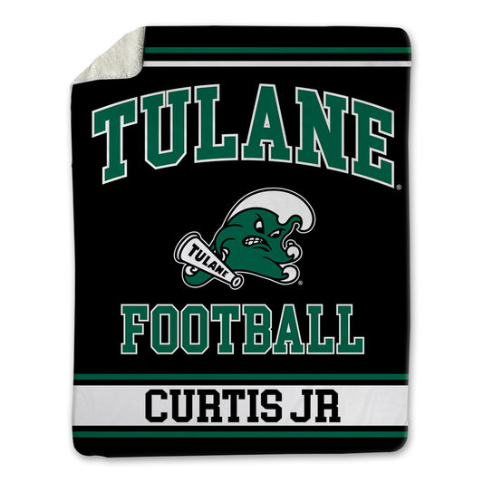 Tulane - NCAA Football : Jeffrey Curtis Jr - Blanket-0