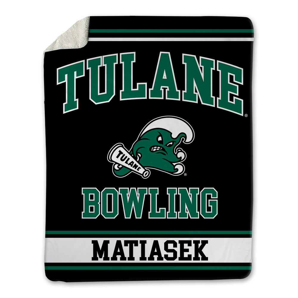 Tulane - NCAA Women's Bowling : Paige Matiasek - Blanket-0