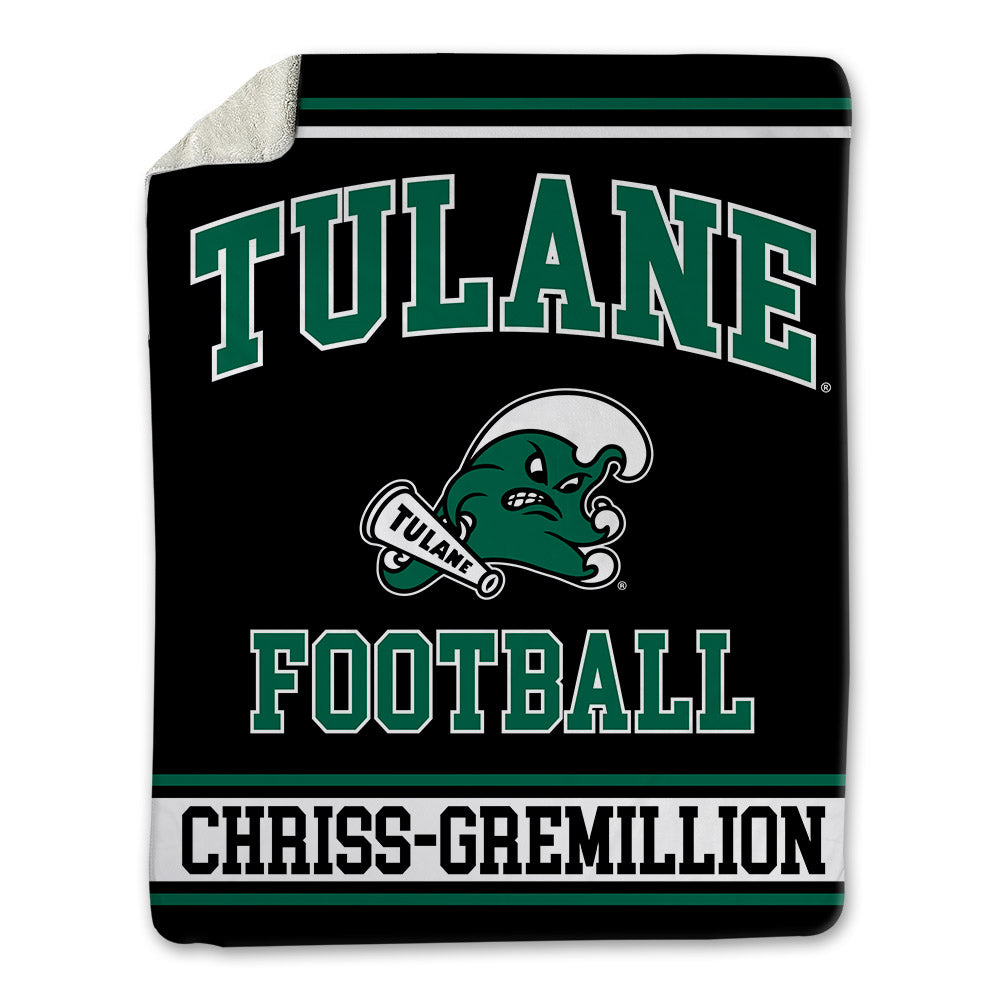 Tulane - NCAA Football : Zeon Chriss-Gremillion - Blanket-0