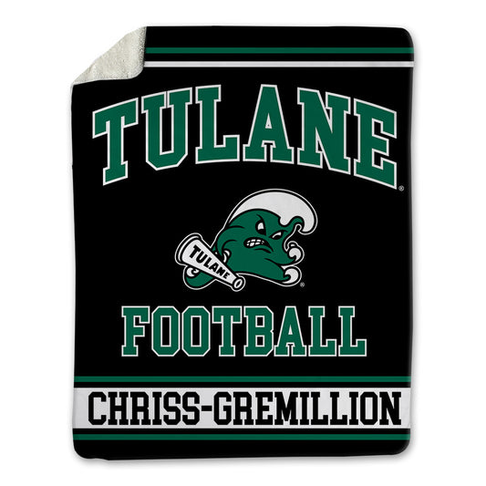 Tulane - NCAA Football : Zeon Chriss-Gremillion - Blanket-0