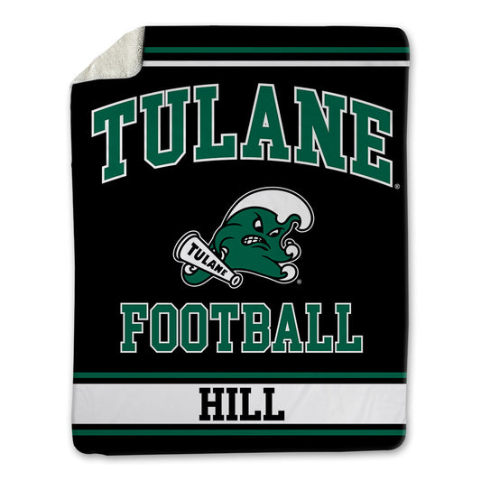 Tulane - NCAA Football : Destyn Hill - Blanket-0
