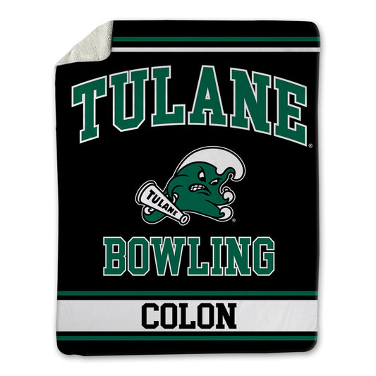 Tulane - NCAA Women's Bowling : Valeria Colon - Blanket-0