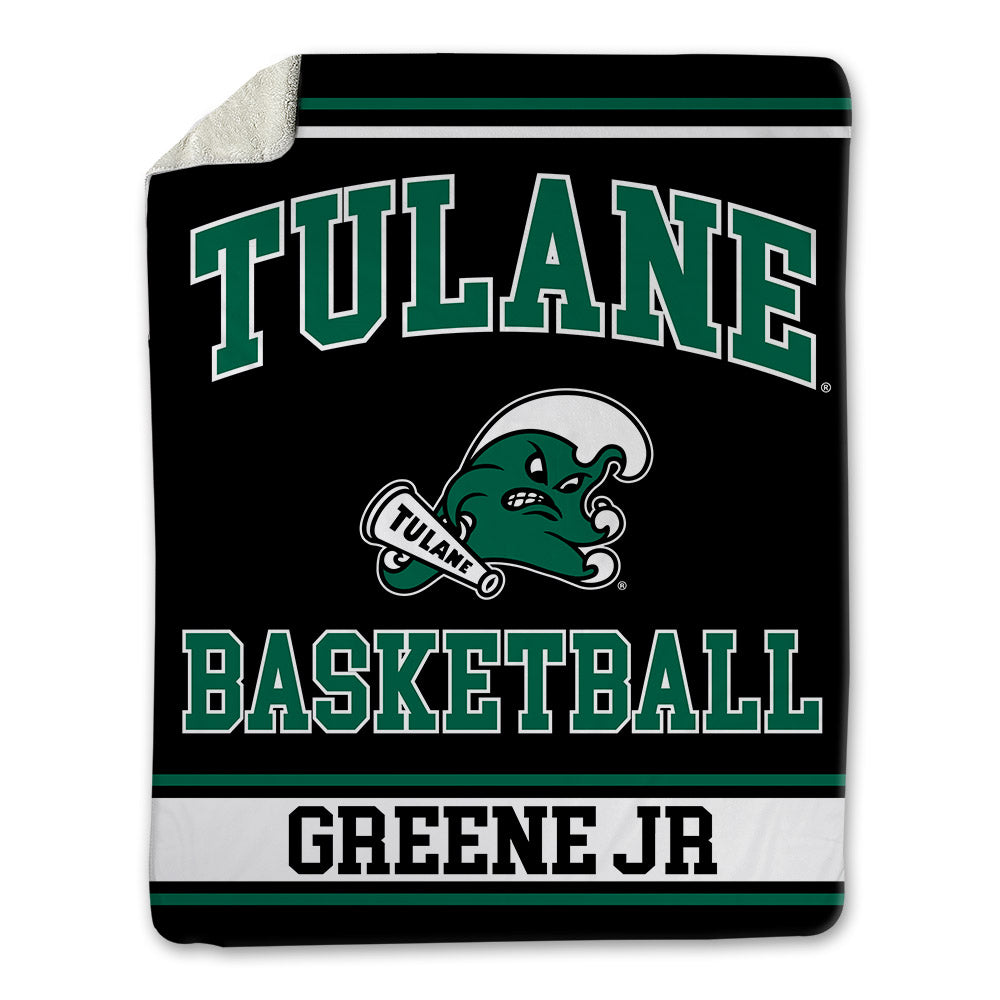 Tulane - NCAA Men's Basketball : Kyle Greene jr - Blanket-0