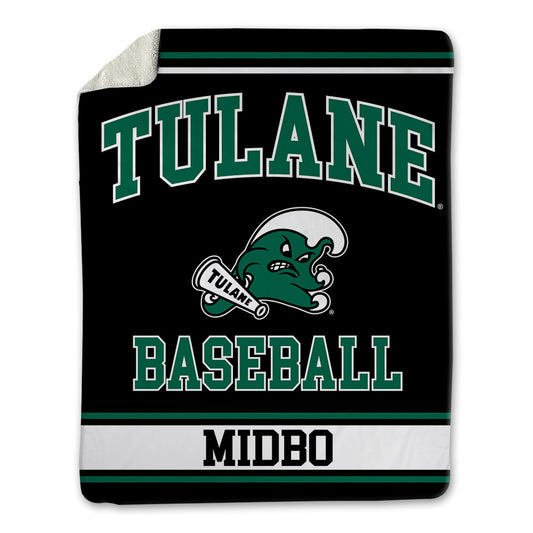 Tulane - NCAA Baseball : Joshua Midbo - Blanket-0