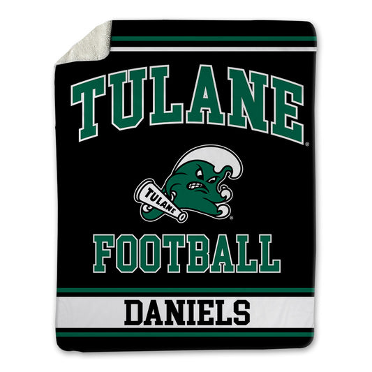 Tulane - NCAA Football : Gabe Daniels - Blanket-0