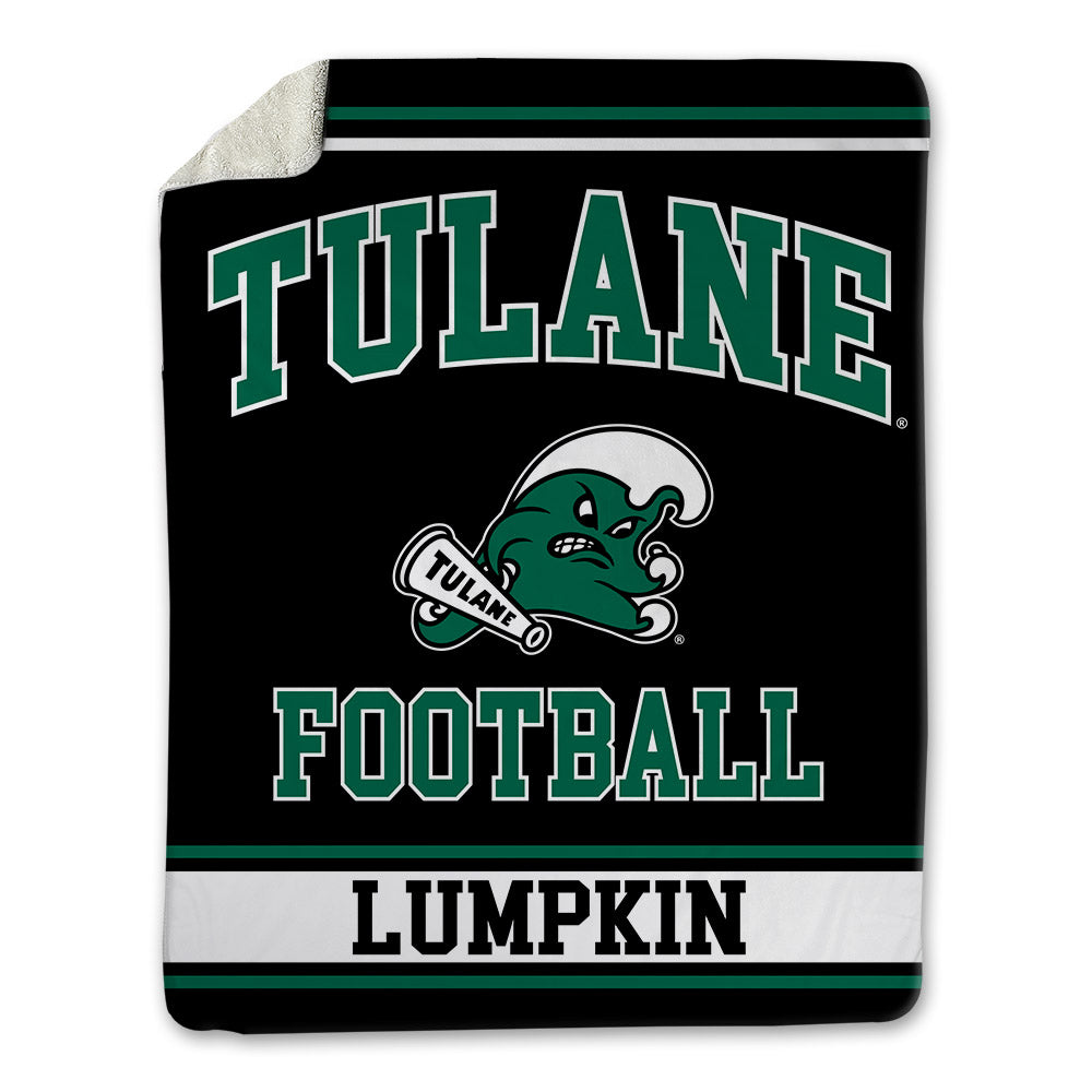 Tulane - NCAA Football : Chan Lumpkin - Blanket-0