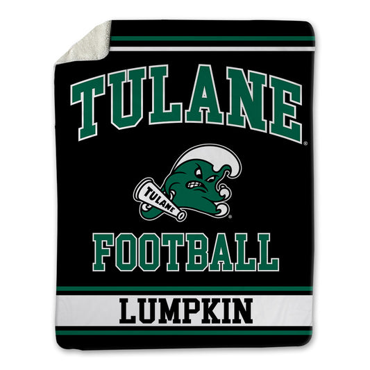 Tulane - NCAA Football : Chan Lumpkin - Blanket-0