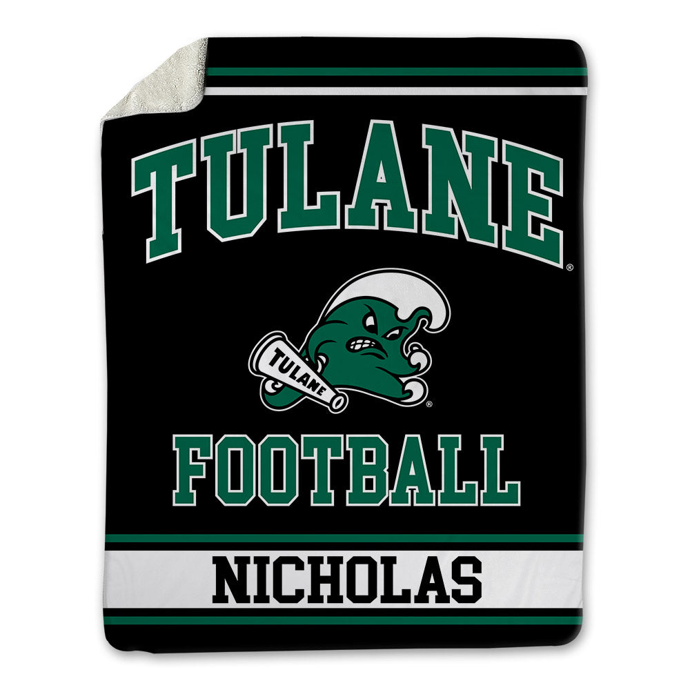 Tulane - NCAA Football : Shaun Nicholas - Blanket-0