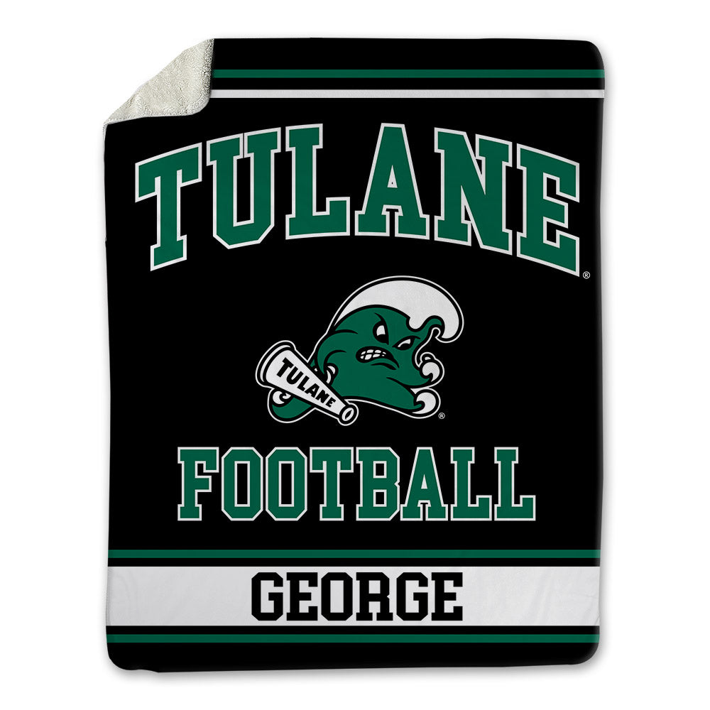 Tulane - NCAA Football : Tylan George - Blanket-0