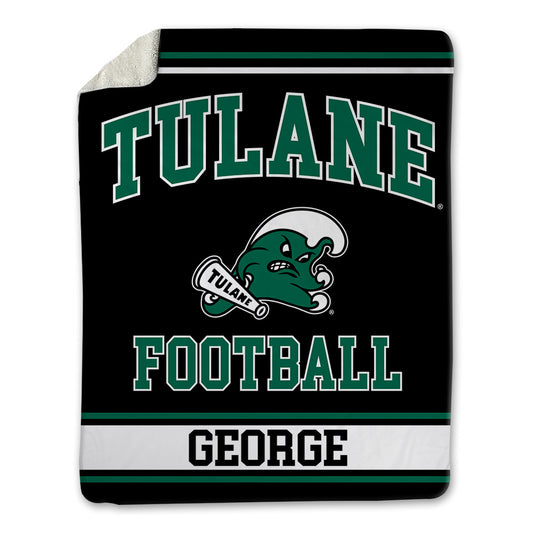 Tulane - NCAA Football : Tylan George - Blanket-0