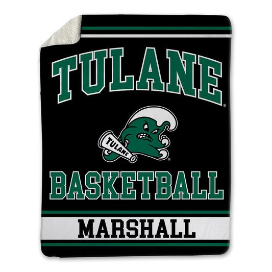 Tulane - NCAA Women's Basketball : Mecailin Marshall - Blanket-0