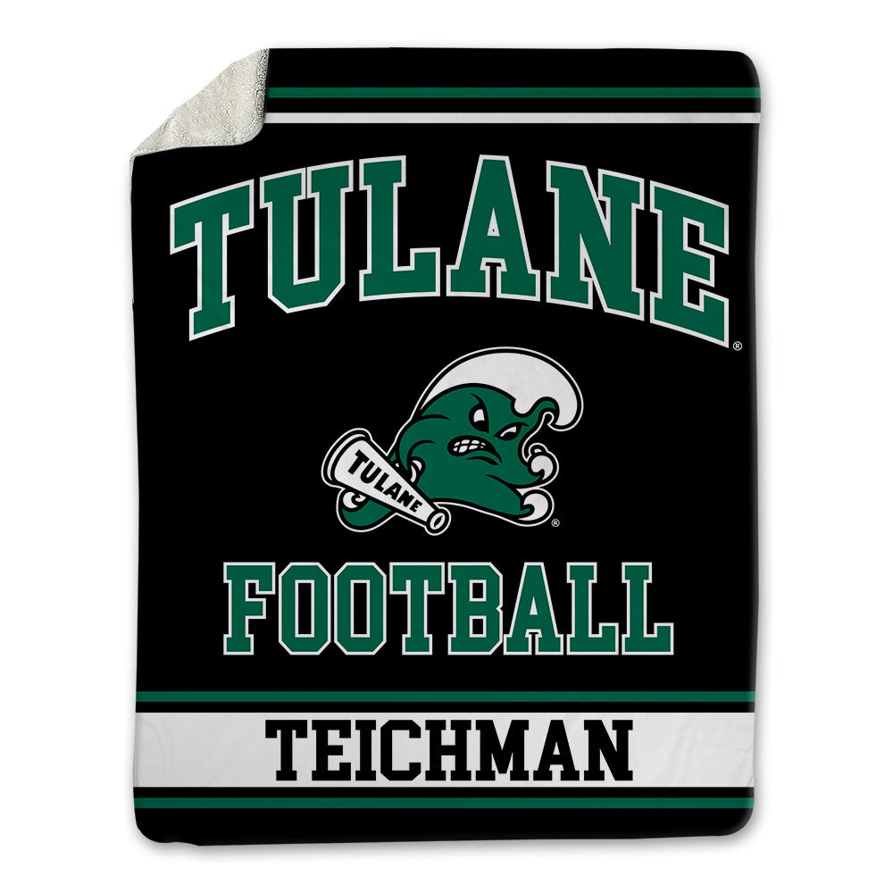 Tulane - NCAA Football : Rudy Teichman - Blanket-0