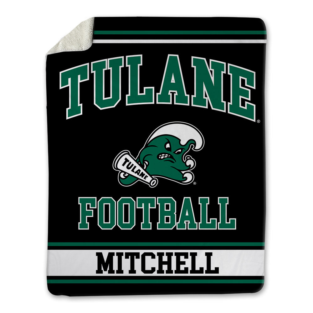 Tulane - NCAA Football : Oliver Mitchell - Blanket-0