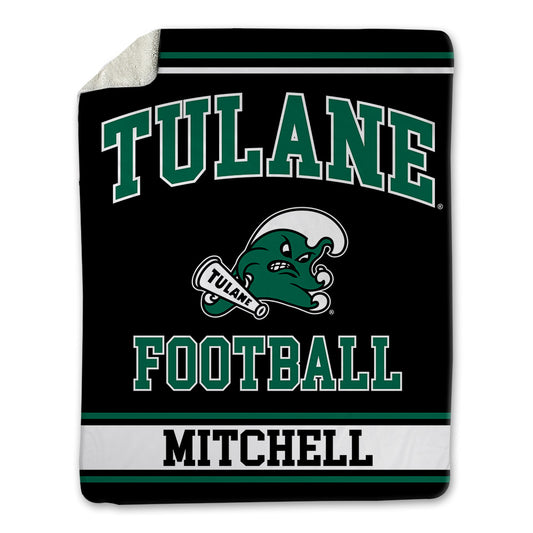Tulane - NCAA Football : Oliver Mitchell - Blanket-0