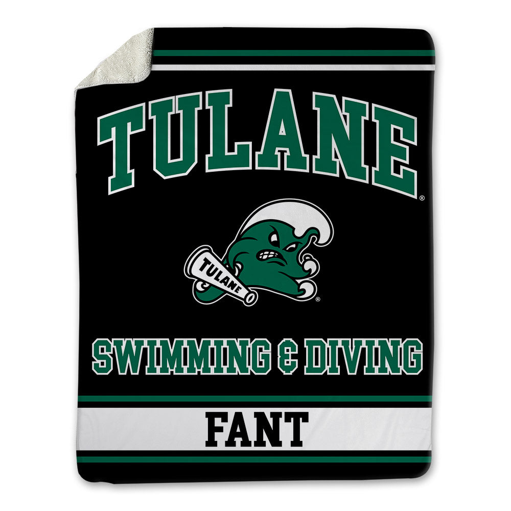 Tulane - NCAA Women's Swimming & Diving : Nicole Fant - Blanket-0