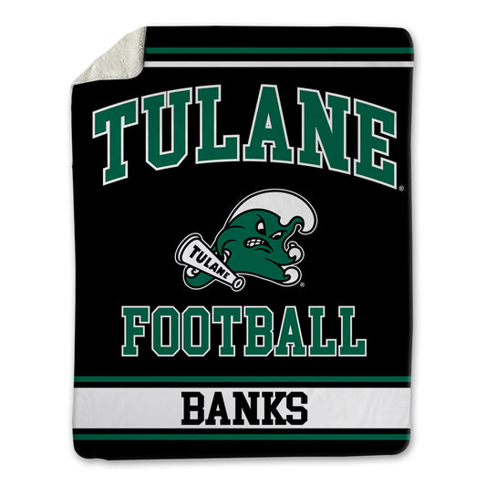 Tulane - NCAA Football : Kajuan Banks - Blanket-0