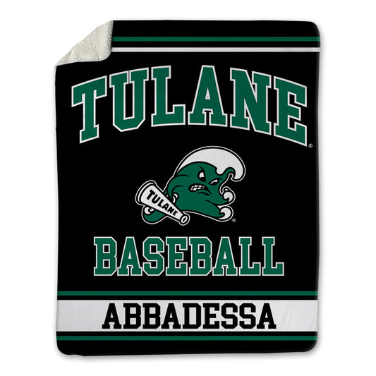 Tulane - NCAA Baseball : Jude Abbadessa - Blanket-0
