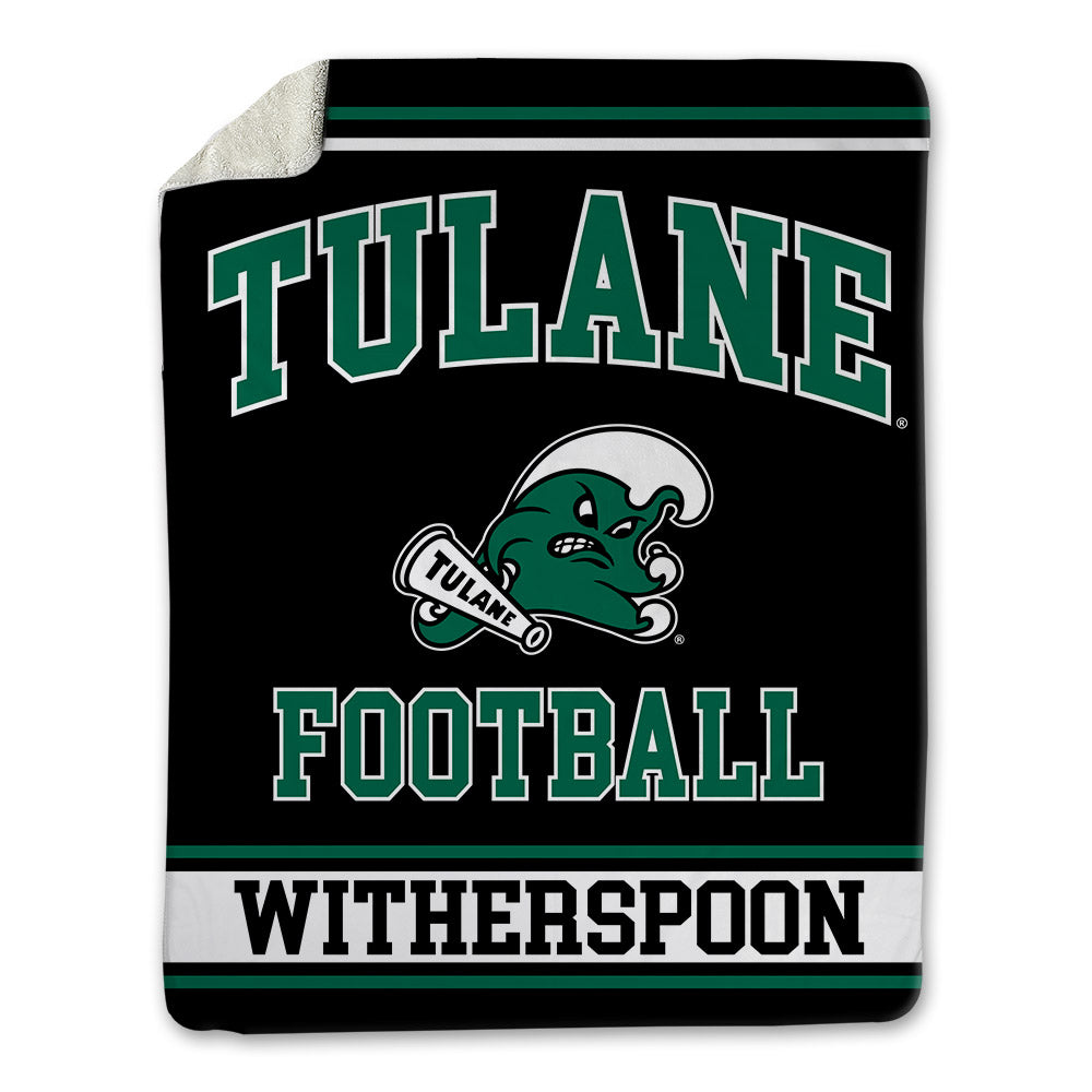 Tulane - NCAA Football : Nick Witherspoon - Blanket-0