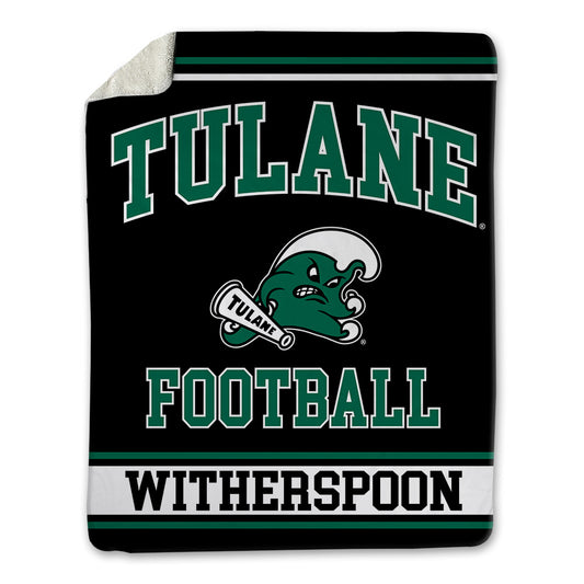 Tulane - NCAA Football : Nick Witherspoon - Blanket-0