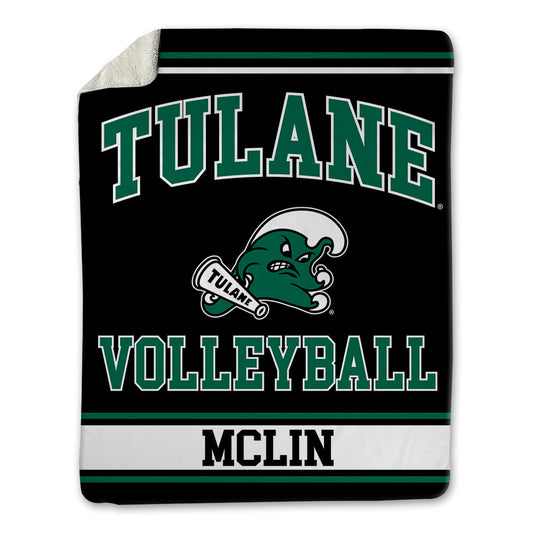 Tulane - NCAA Women's Volleyball : Madison McLin - Blanket-0